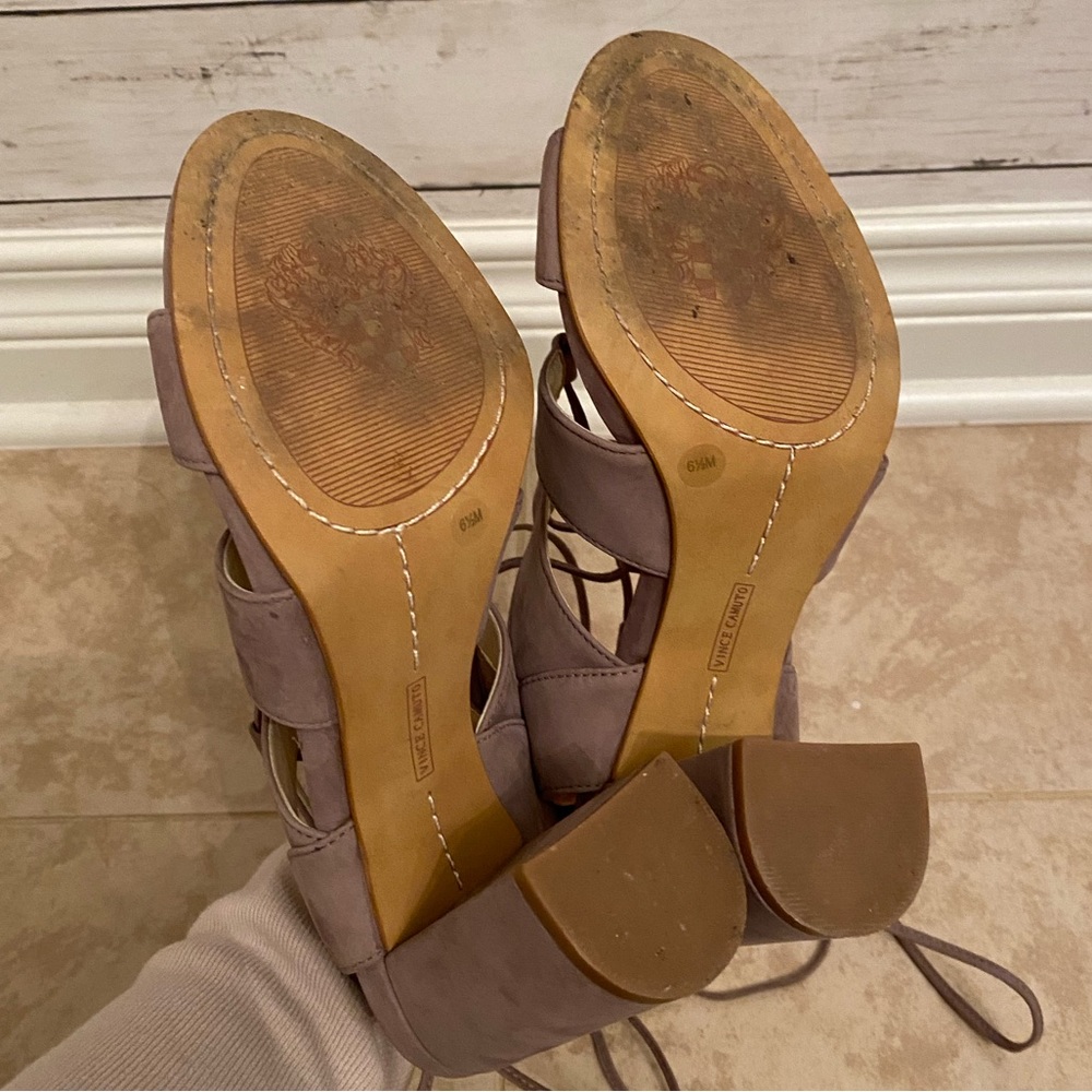 Vince Camuto Winona Lace-Up Heels - Picture 6 of 9